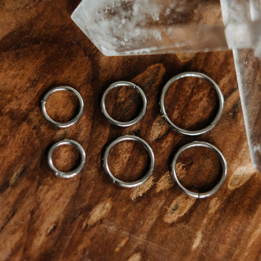 Clicker Ringe Silber