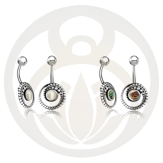 Bauchnabelpiercing Odin Silber