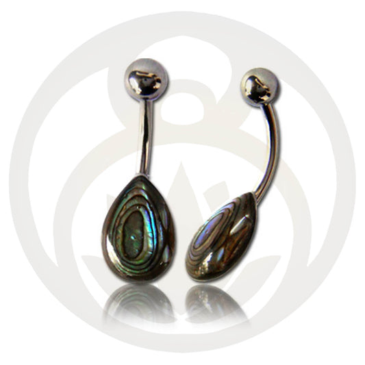 Bauchnabelpiercing Vidar Silber Muschel