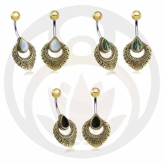 Bauchnabelpiercing Brynhild Gold