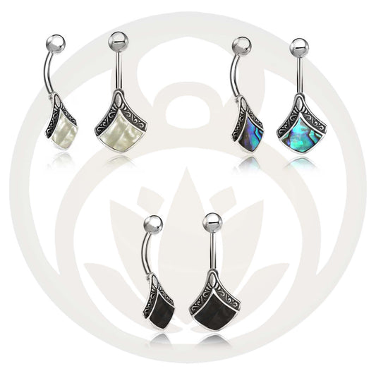 Bauchnabelpiercing Loki Silber