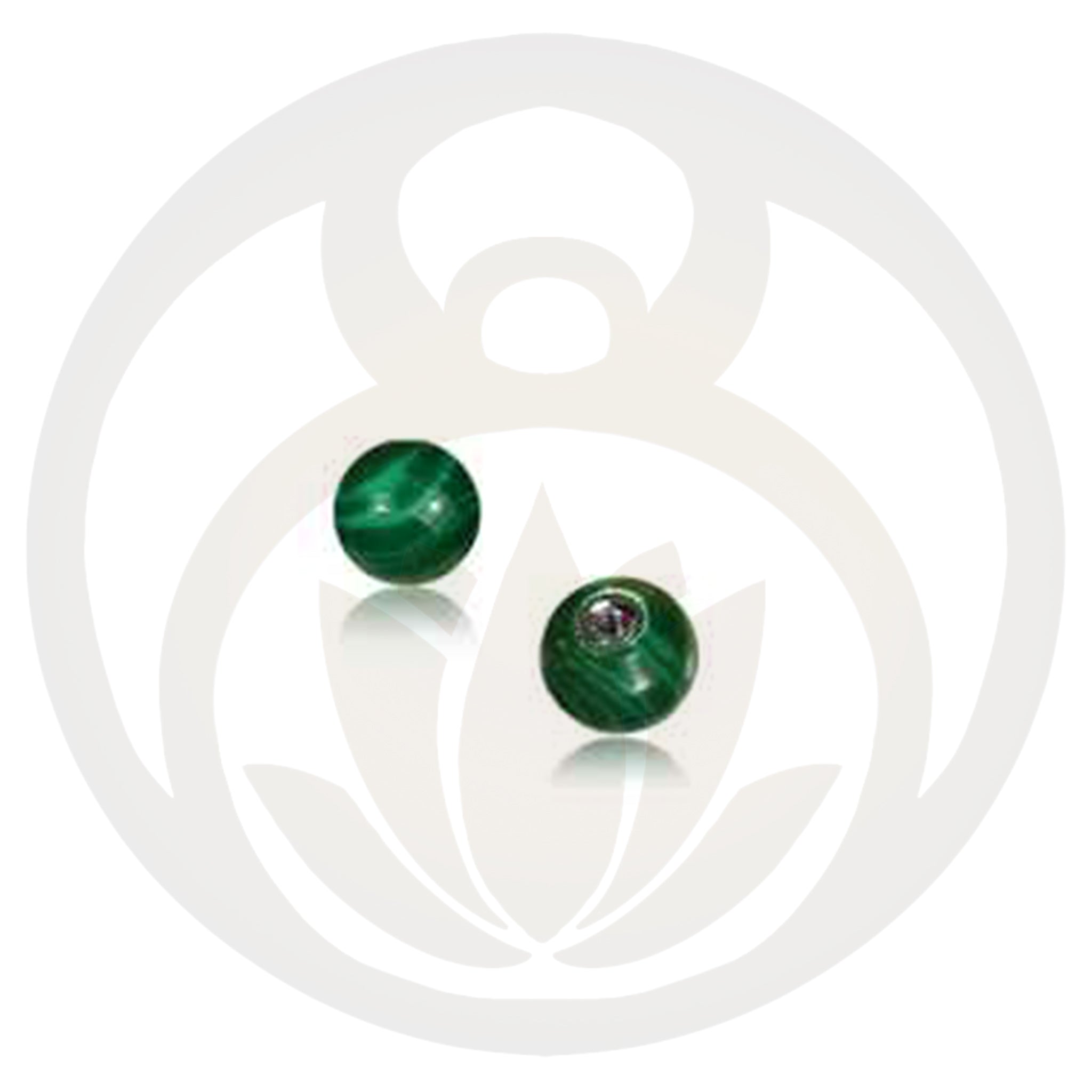 Malachite closure ball