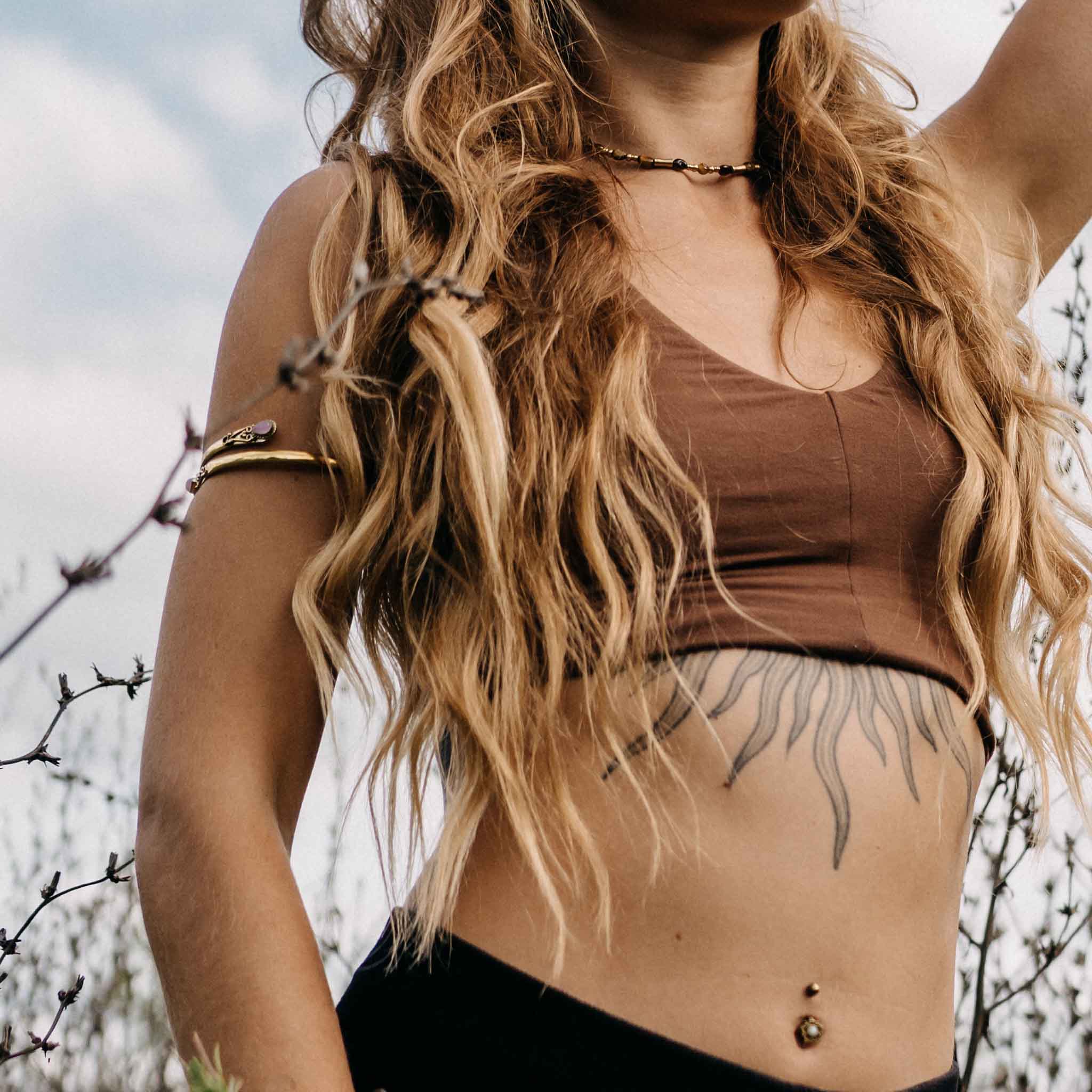 Anaya Gold/Silver Upper Arm Bracelet