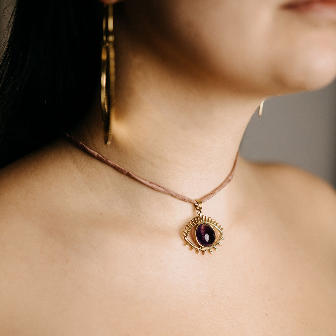 Aankh Gold/Silver Pendant