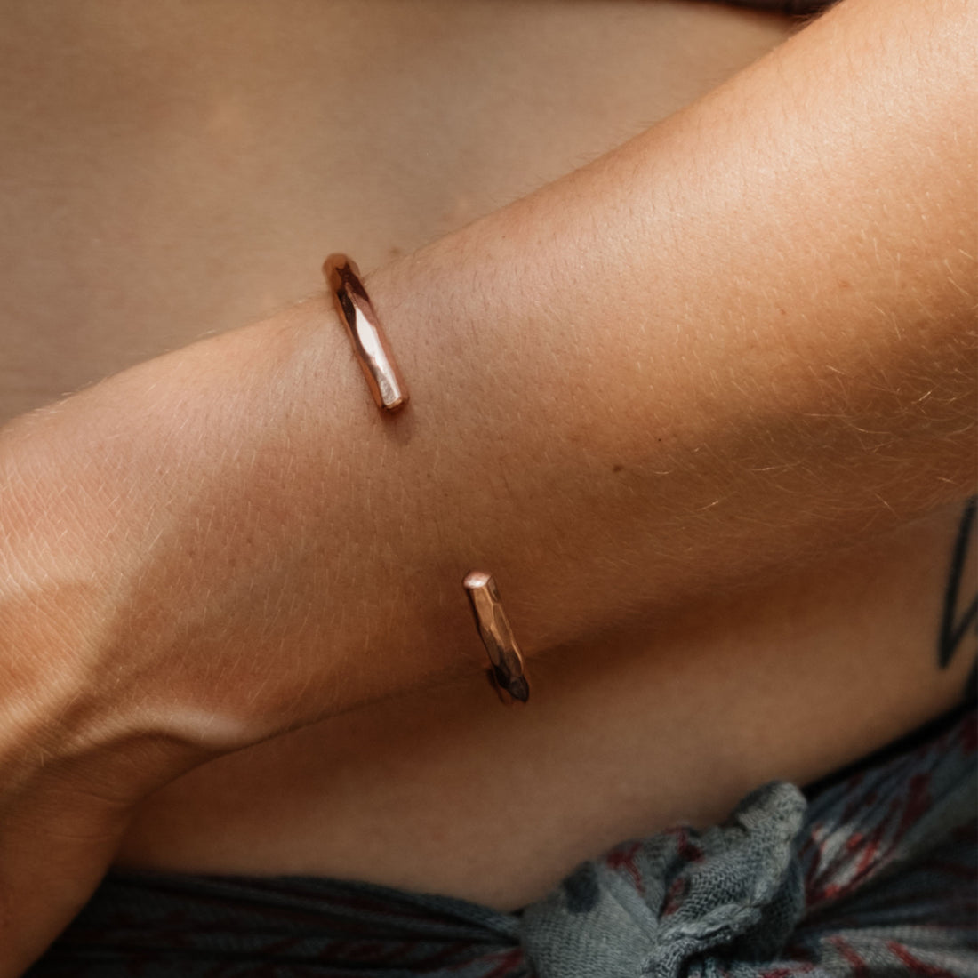 Solana copper bangle