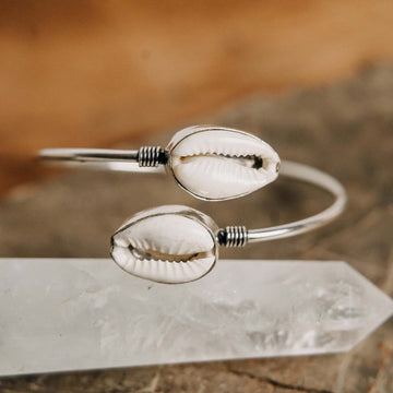 Silver Cowrie Bracelet