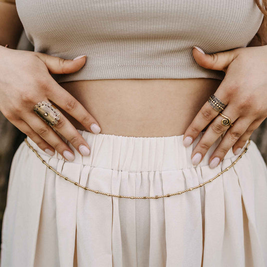 Bauchkette Gold