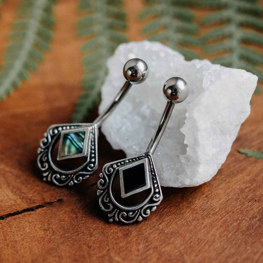 Belly button piercing Imke silver