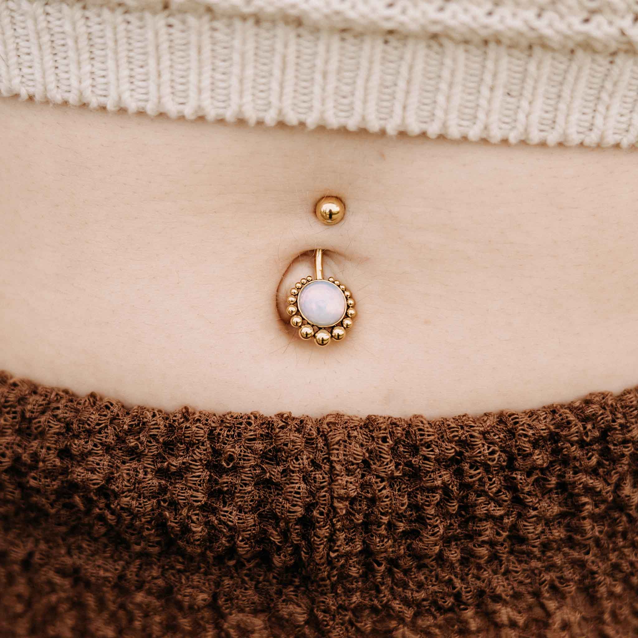 Belly button piercing Ekta Gold