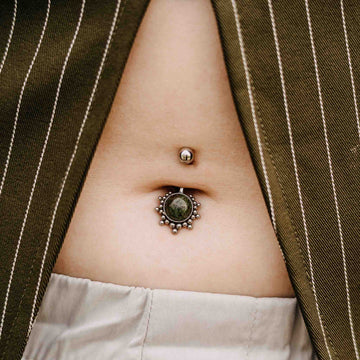 Belly button piercing Girish Silver