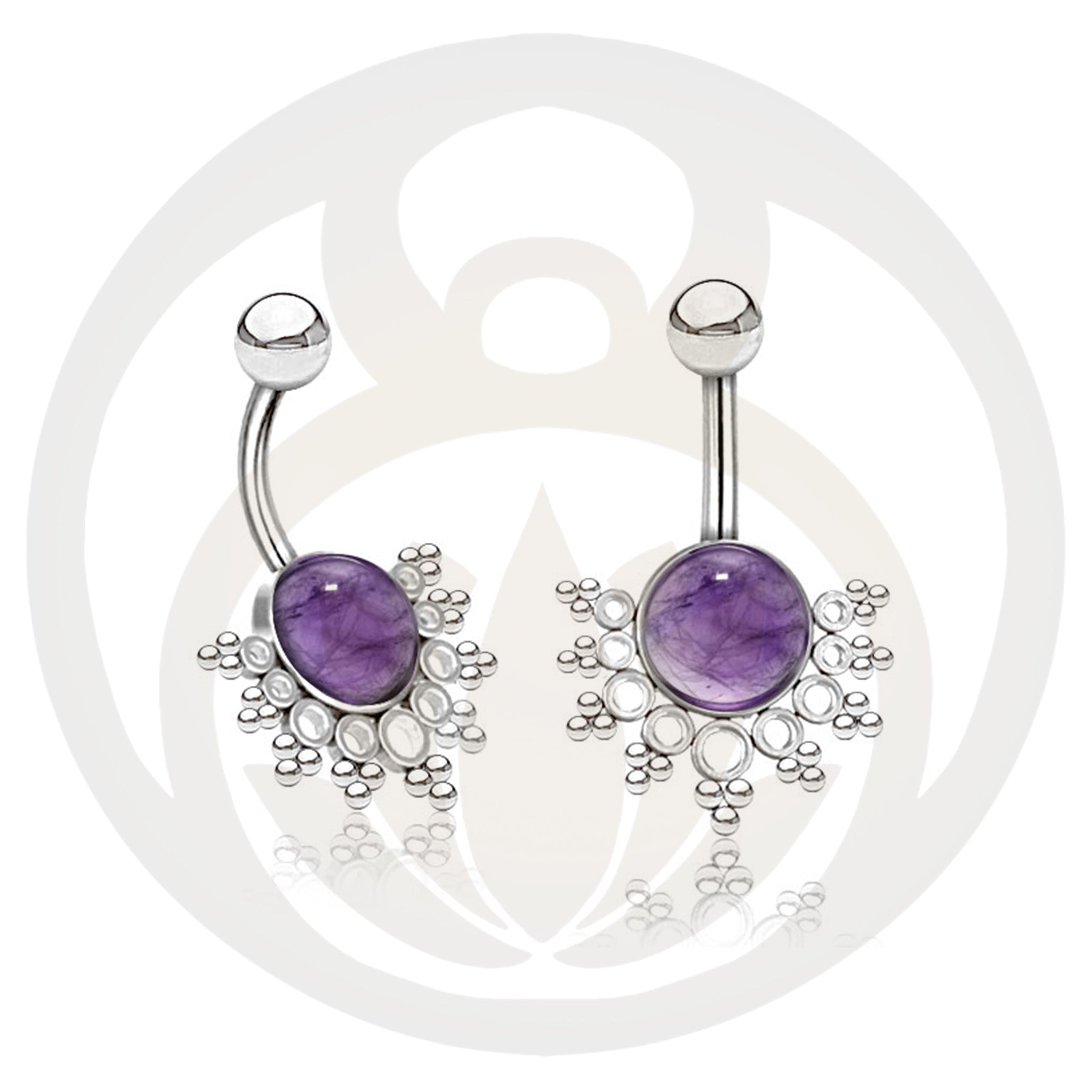 Belly button piercing Malayalam silver