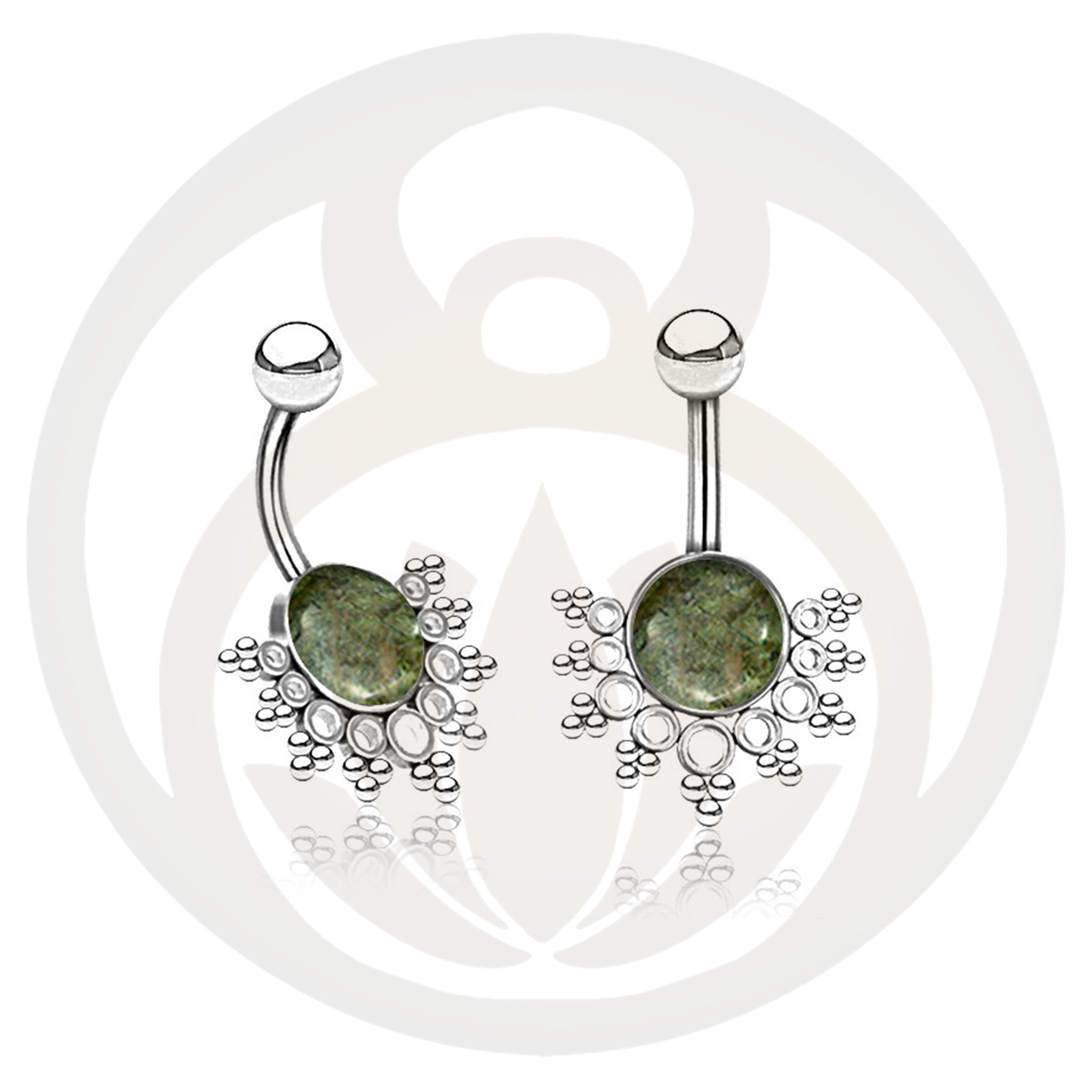 Belly button piercing Malayalam silver