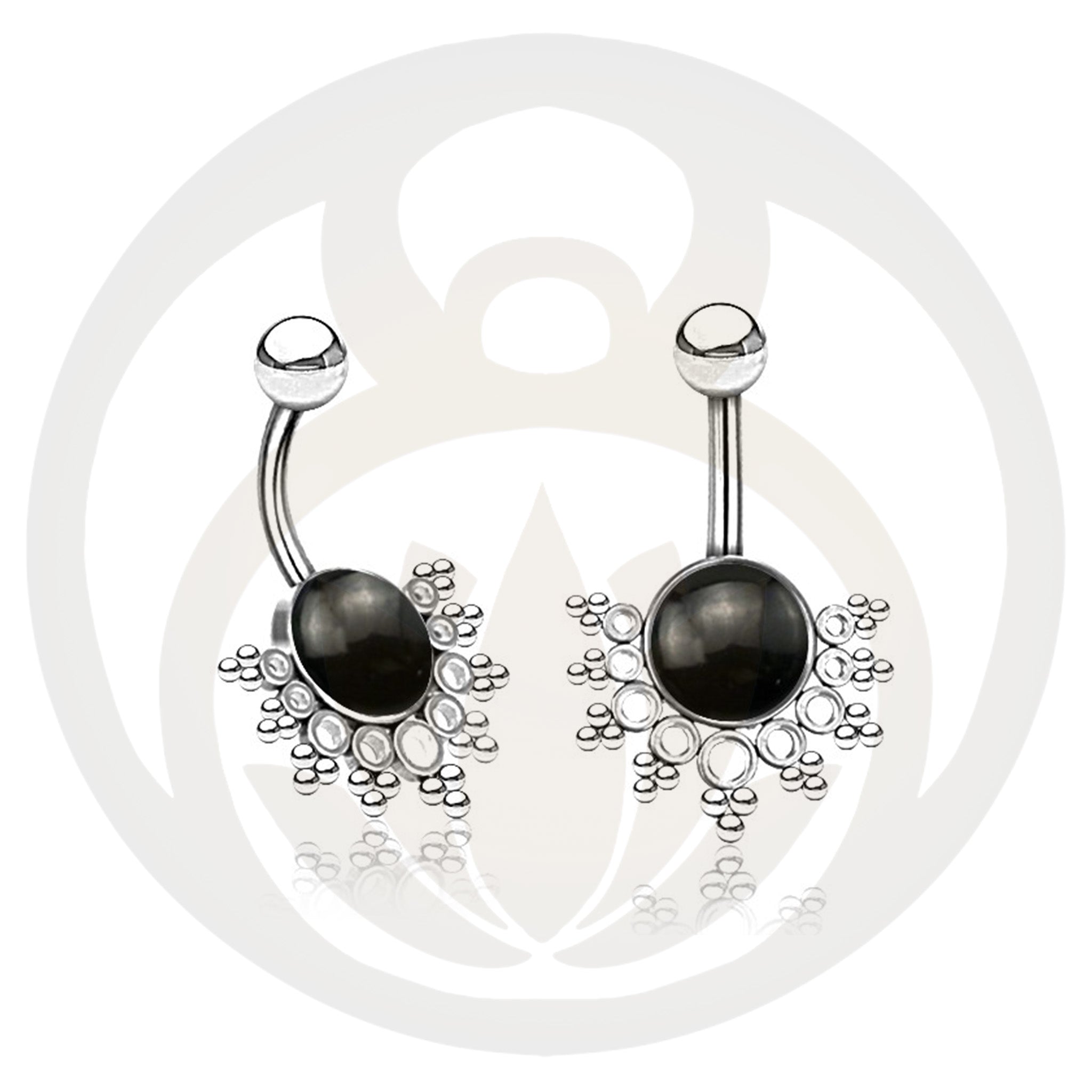 Belly button piercing Malayalam silver