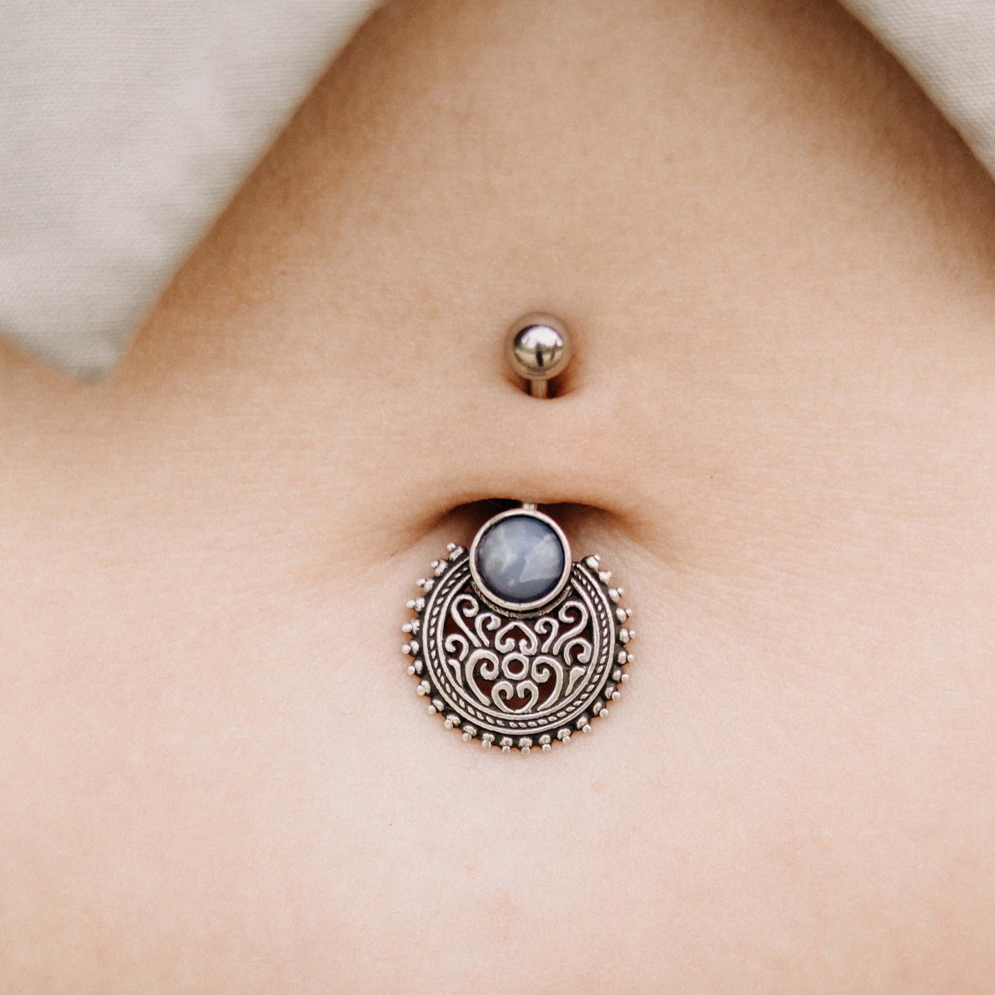 Navel Piercing Ole Silver 