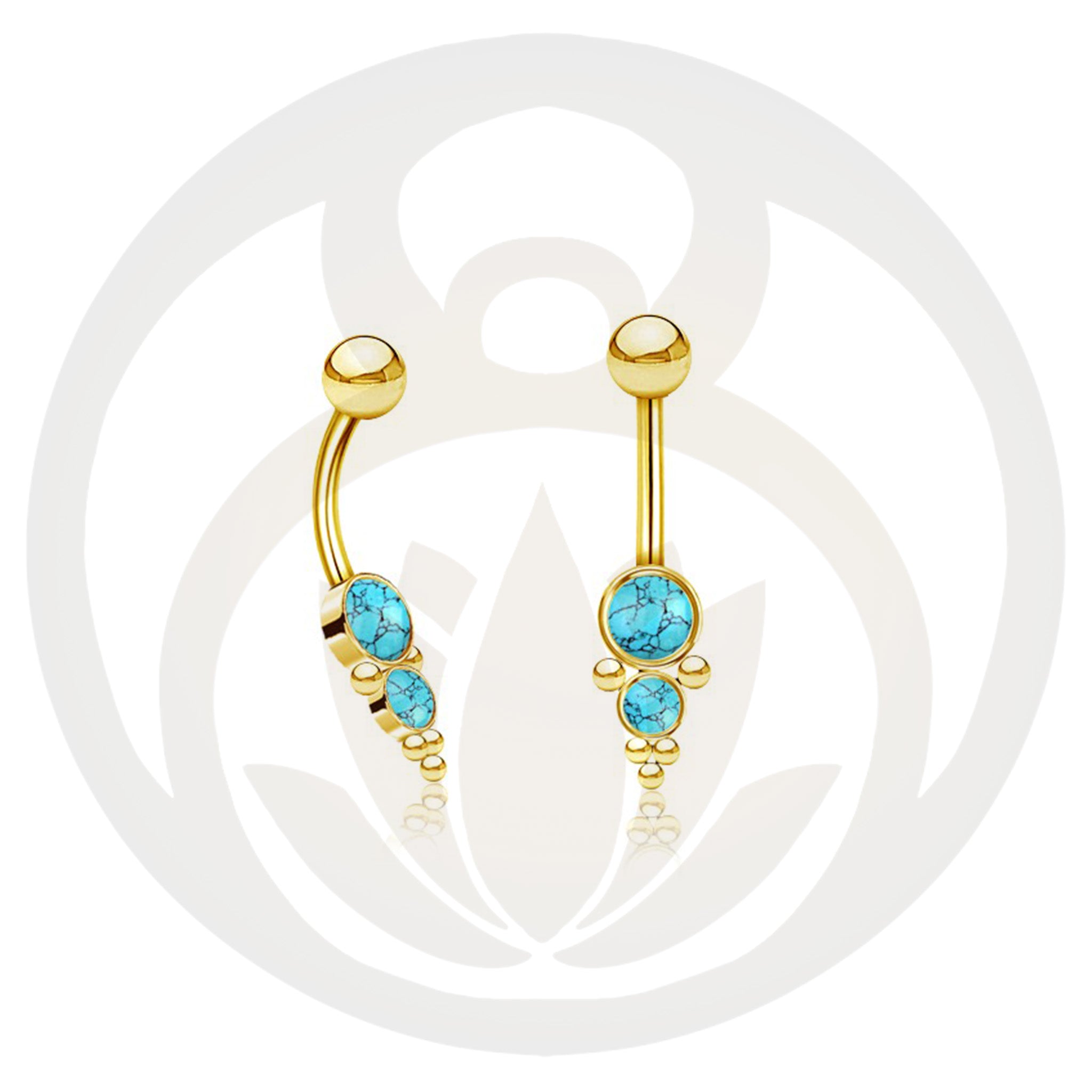 Belly button piercing Ilyas Gold