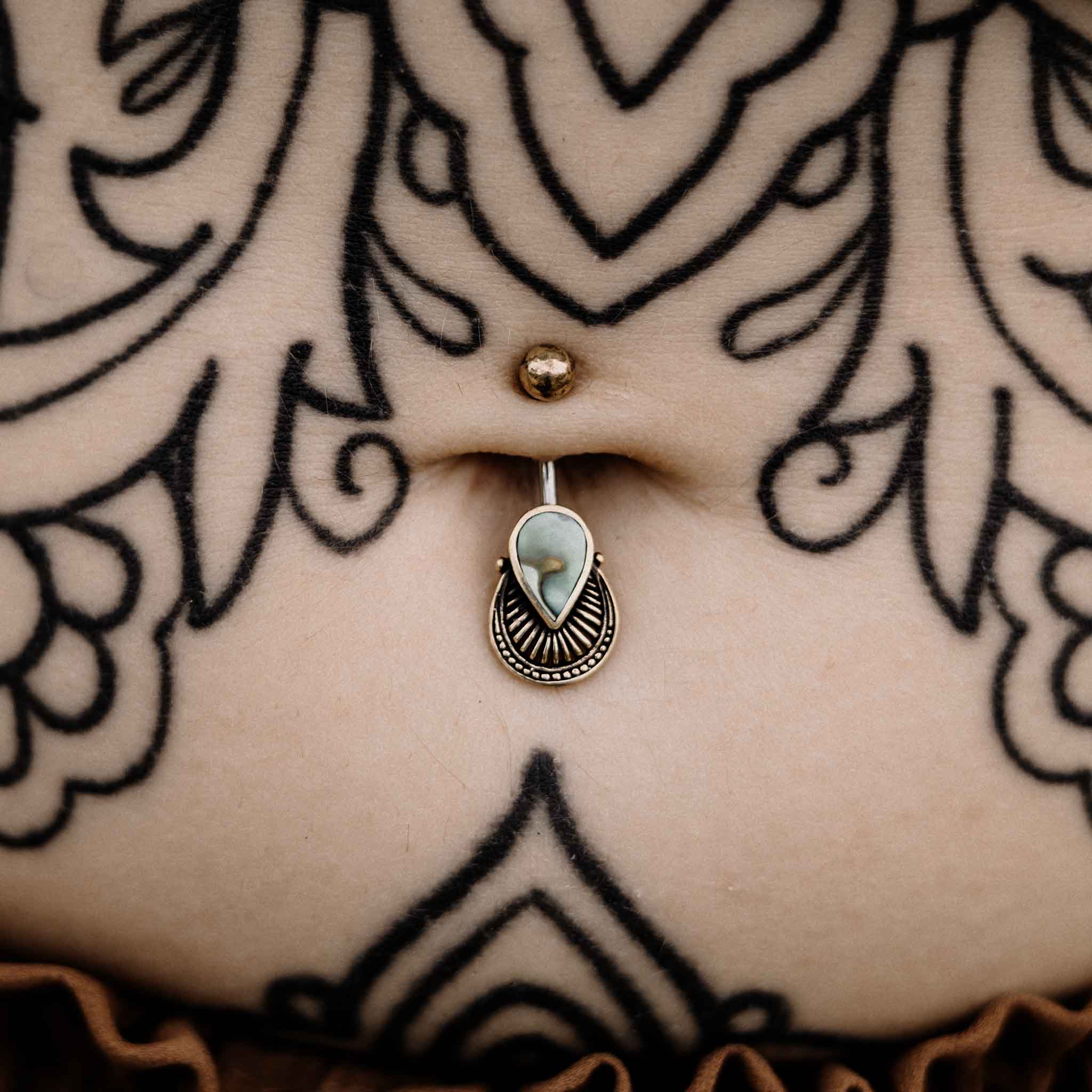 Bauchnabelpiercing Svea Gold Heilstein