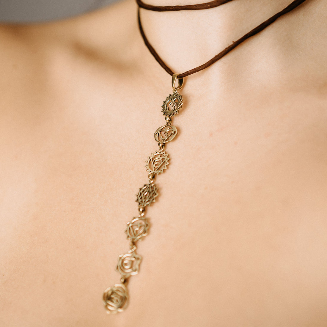 Chakra pendant gold/silver