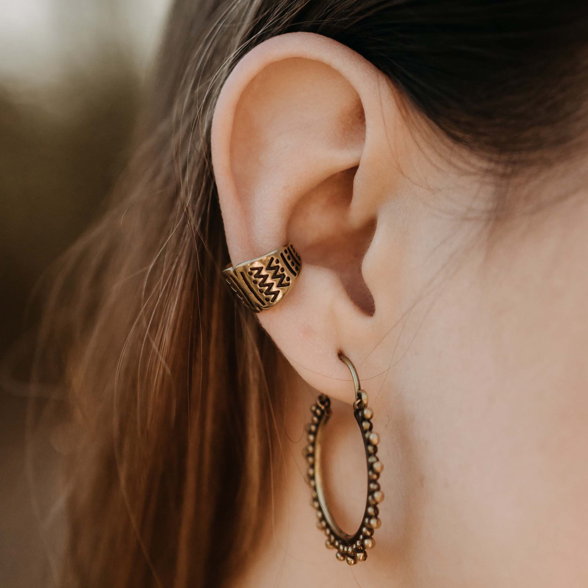 Ear cuff Hild Oro
