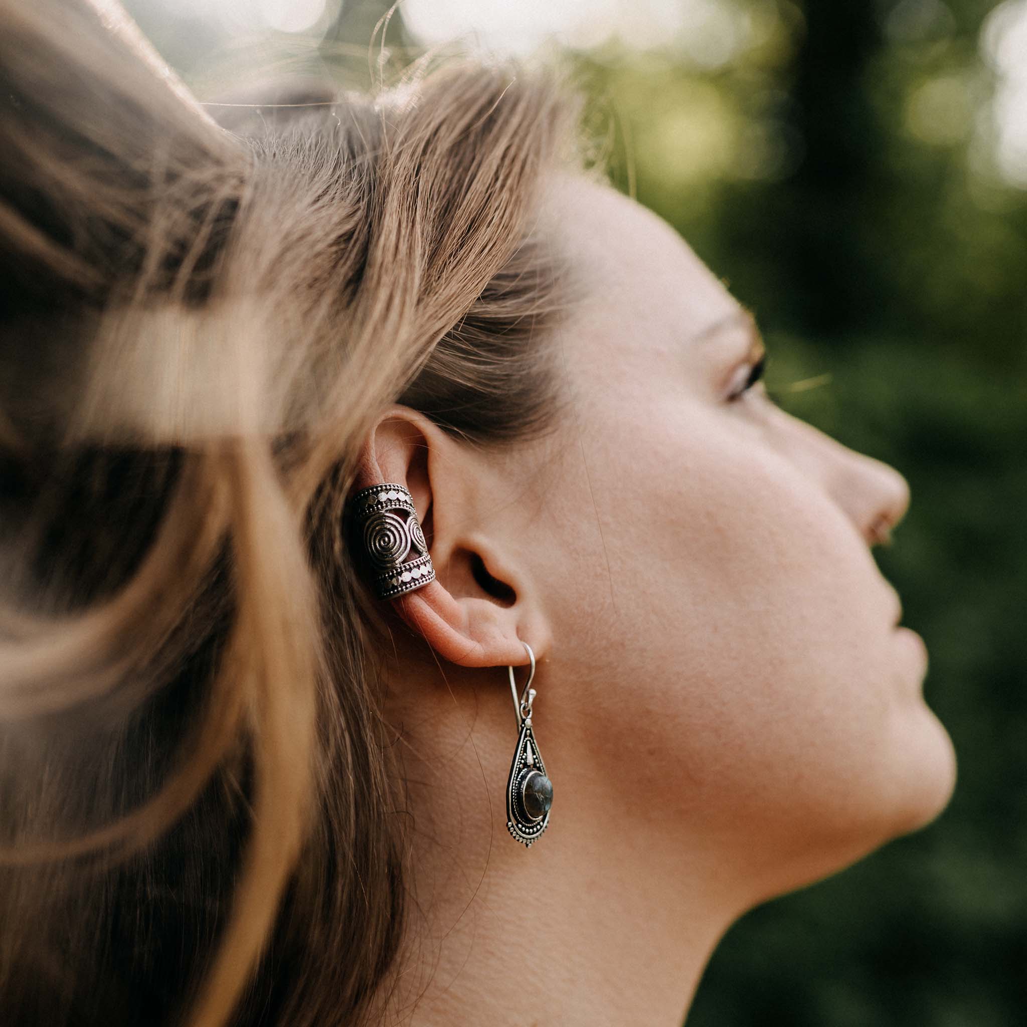 Ear Cuff Runa Silber