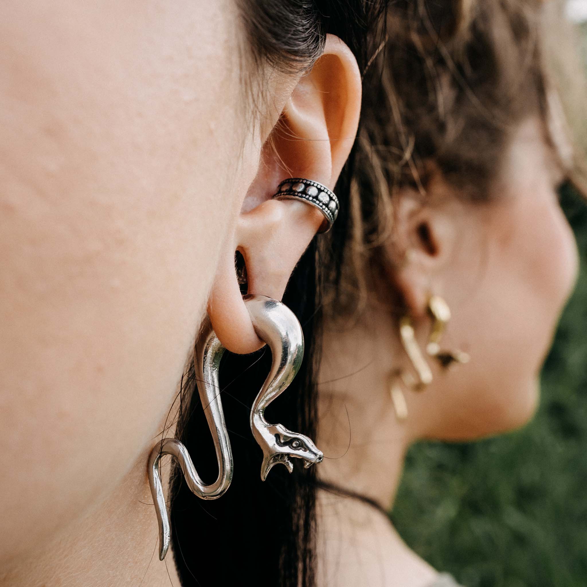 Ear Cuff Ägir Silber