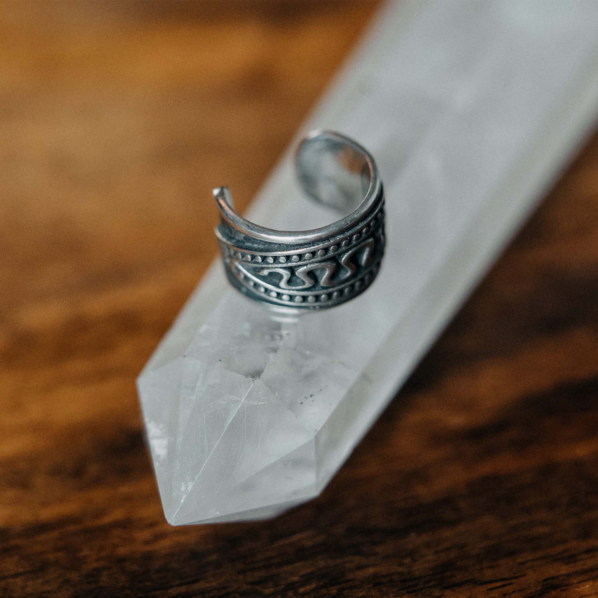 Ear Cuff Folkwar Silver