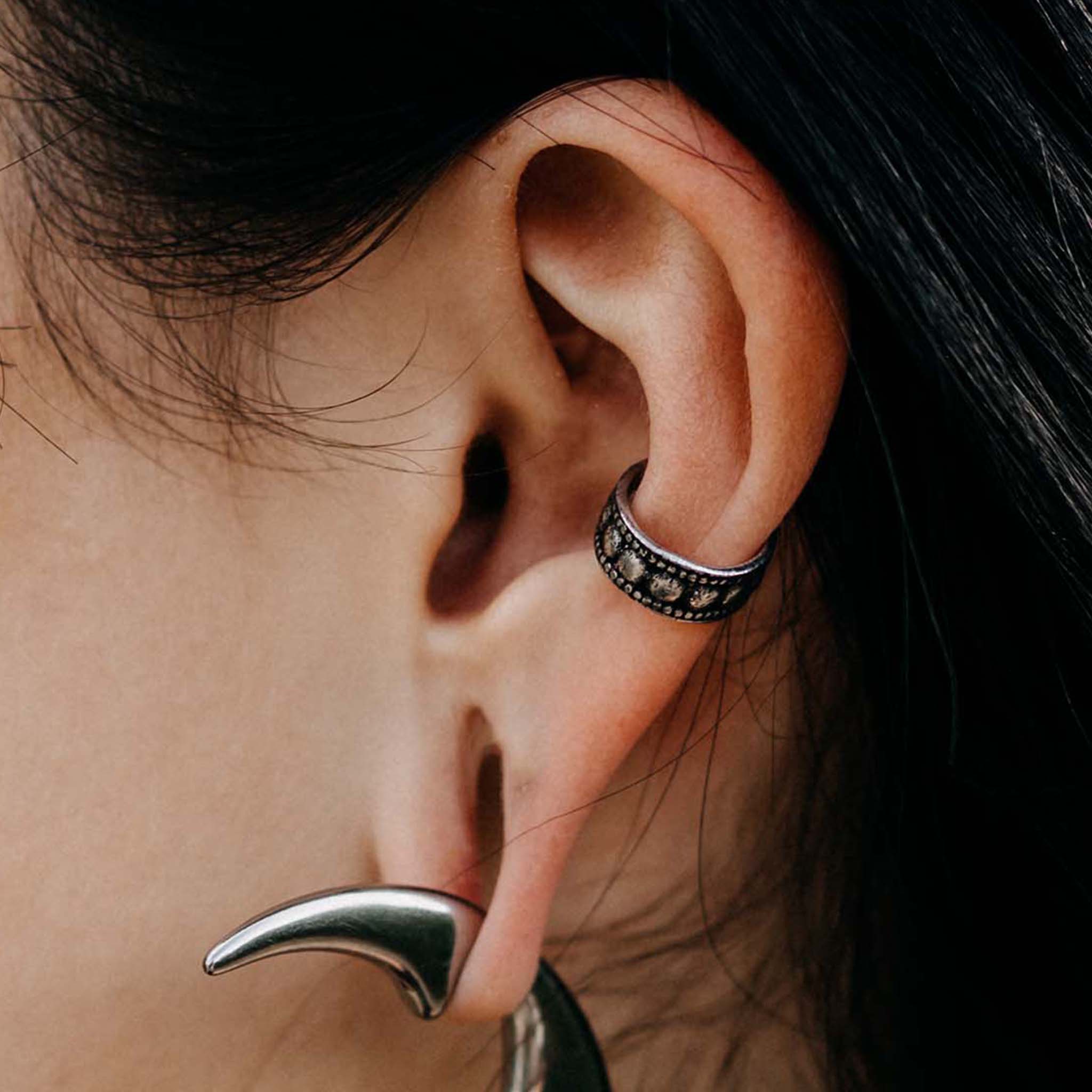 Ear Cuff Ägir Silber