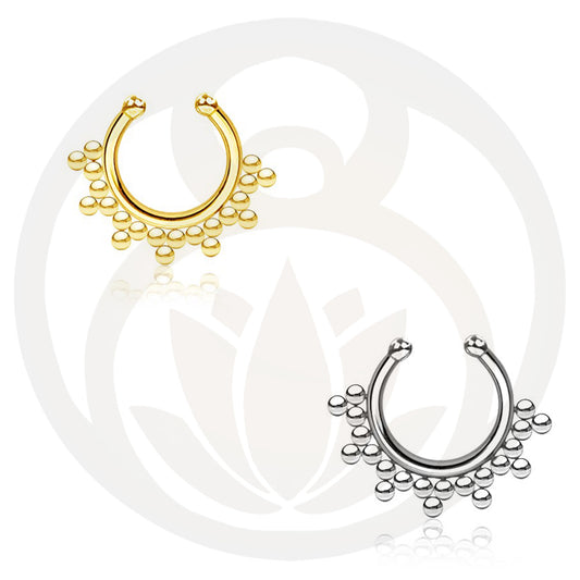 Fake Septum Zaria Gold/Silber