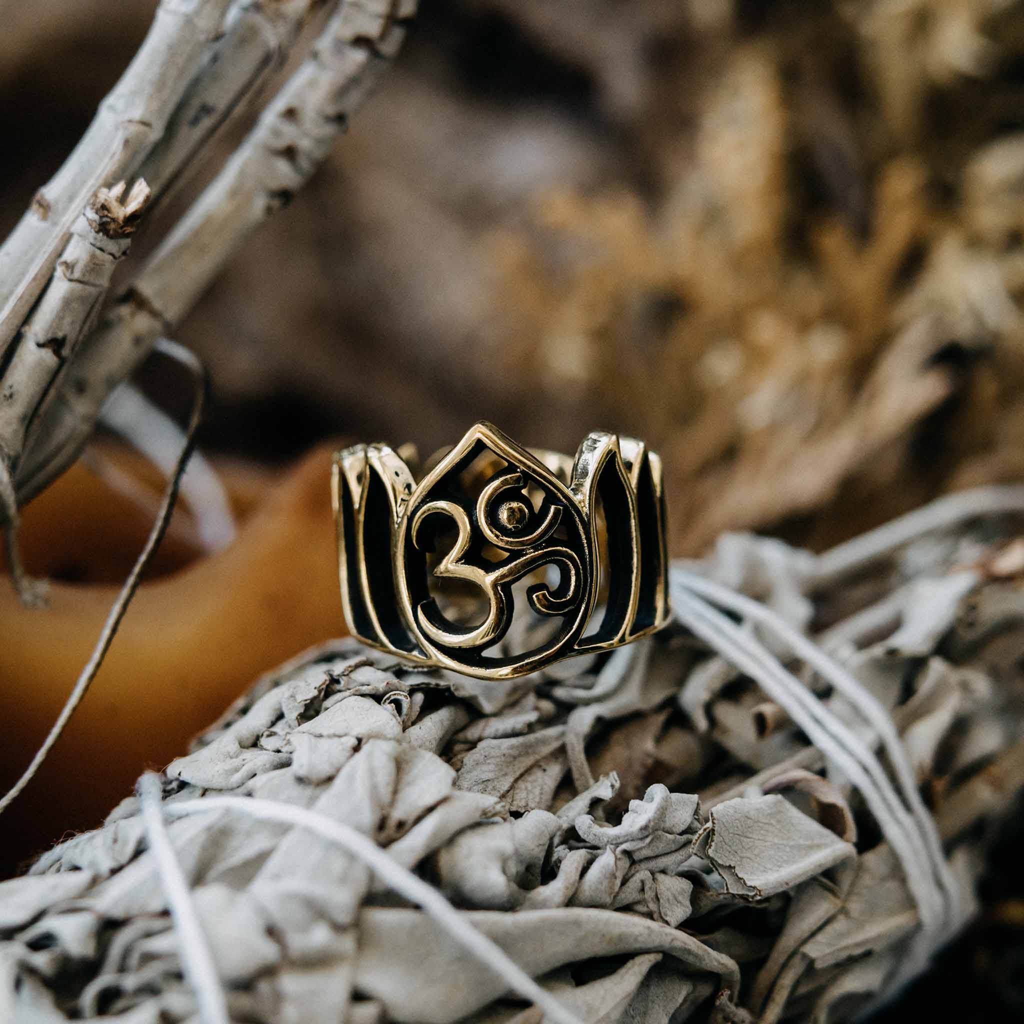 Anillo de dedo Aum Ohm Goa