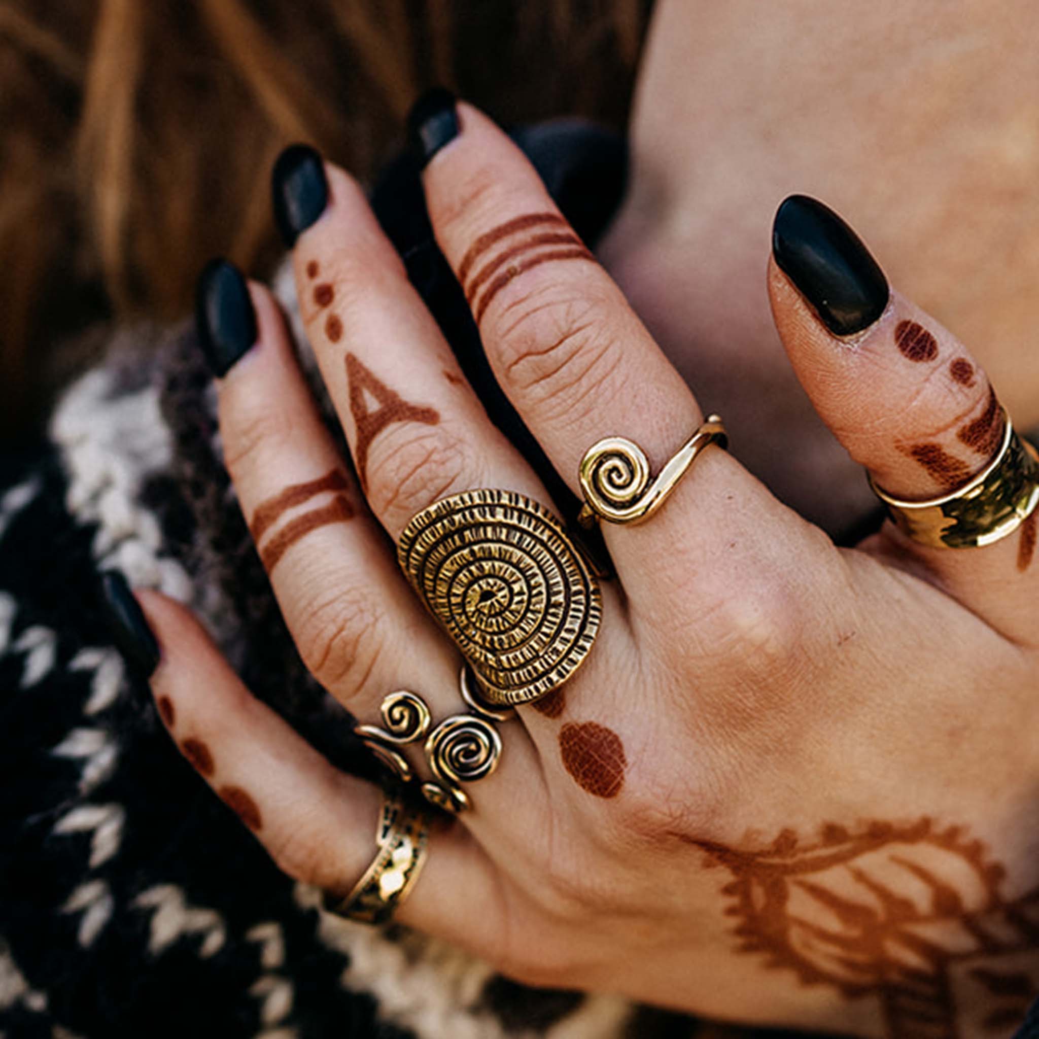 Anillo De Dedo Pequeño Espiral