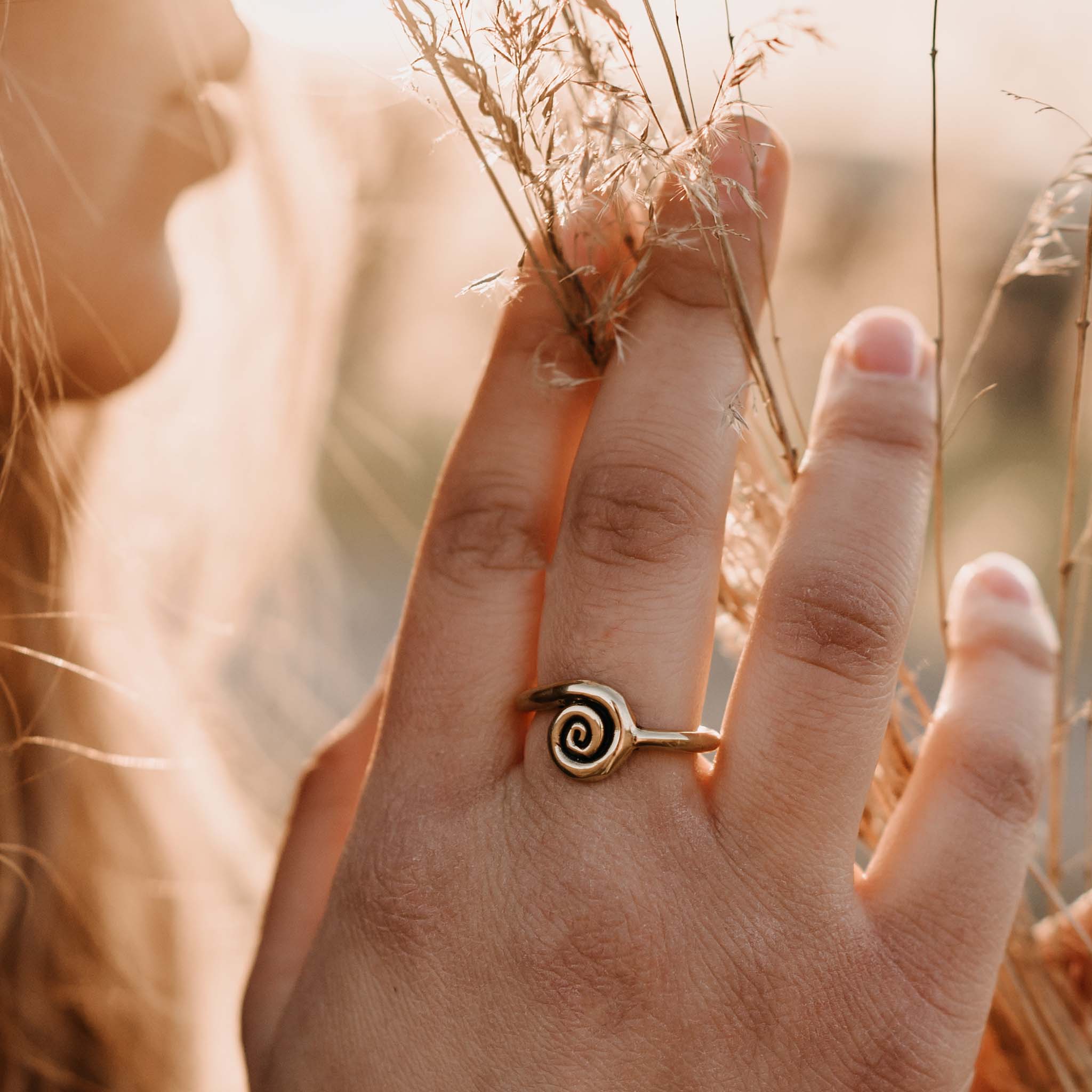 Anillo De Dedo Pequeño Espiral