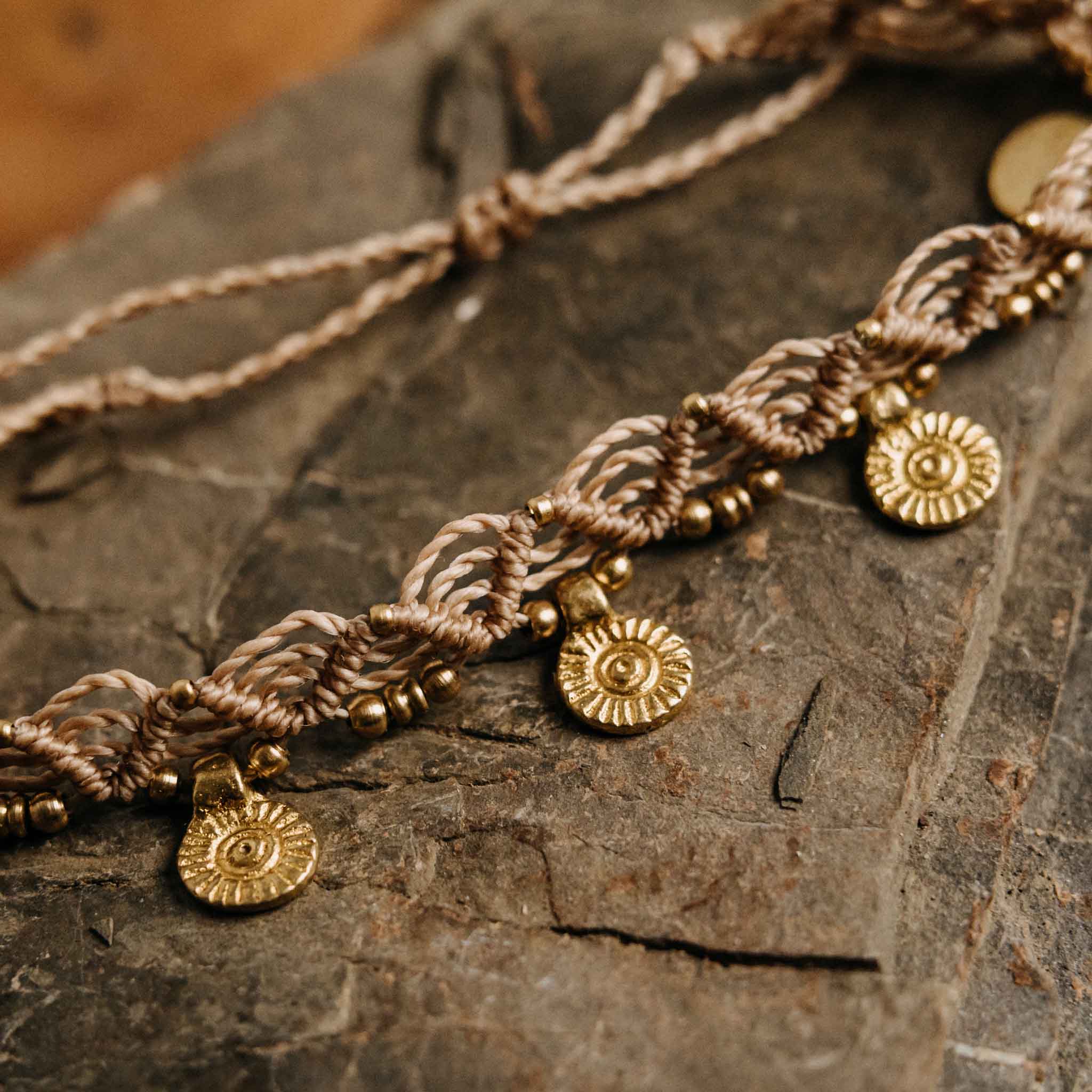 Fußkette Zyphira Gold Rosé