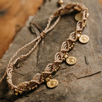 Fußkette Zyphira Gold Rosé