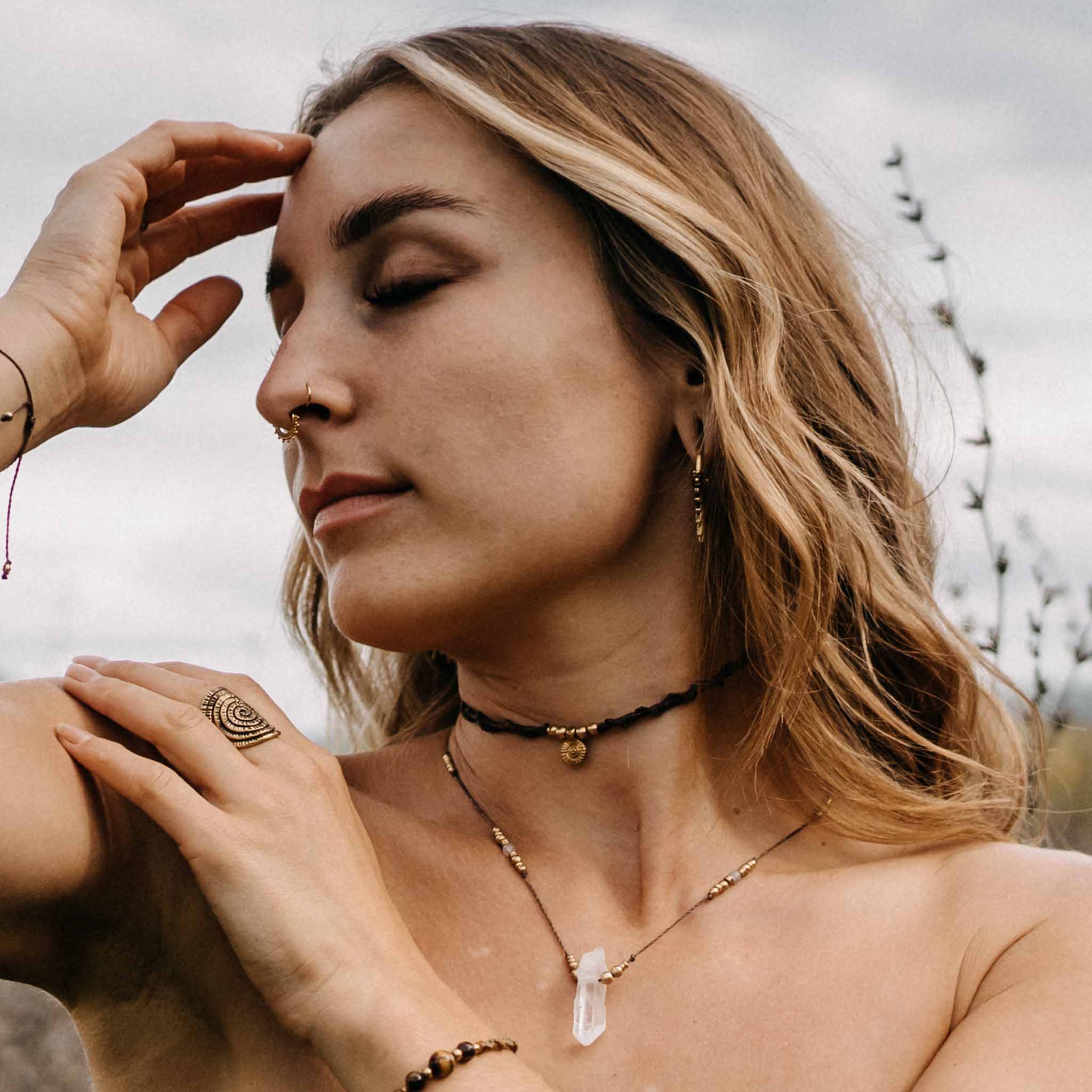 Halskette Lumen Bergkristall