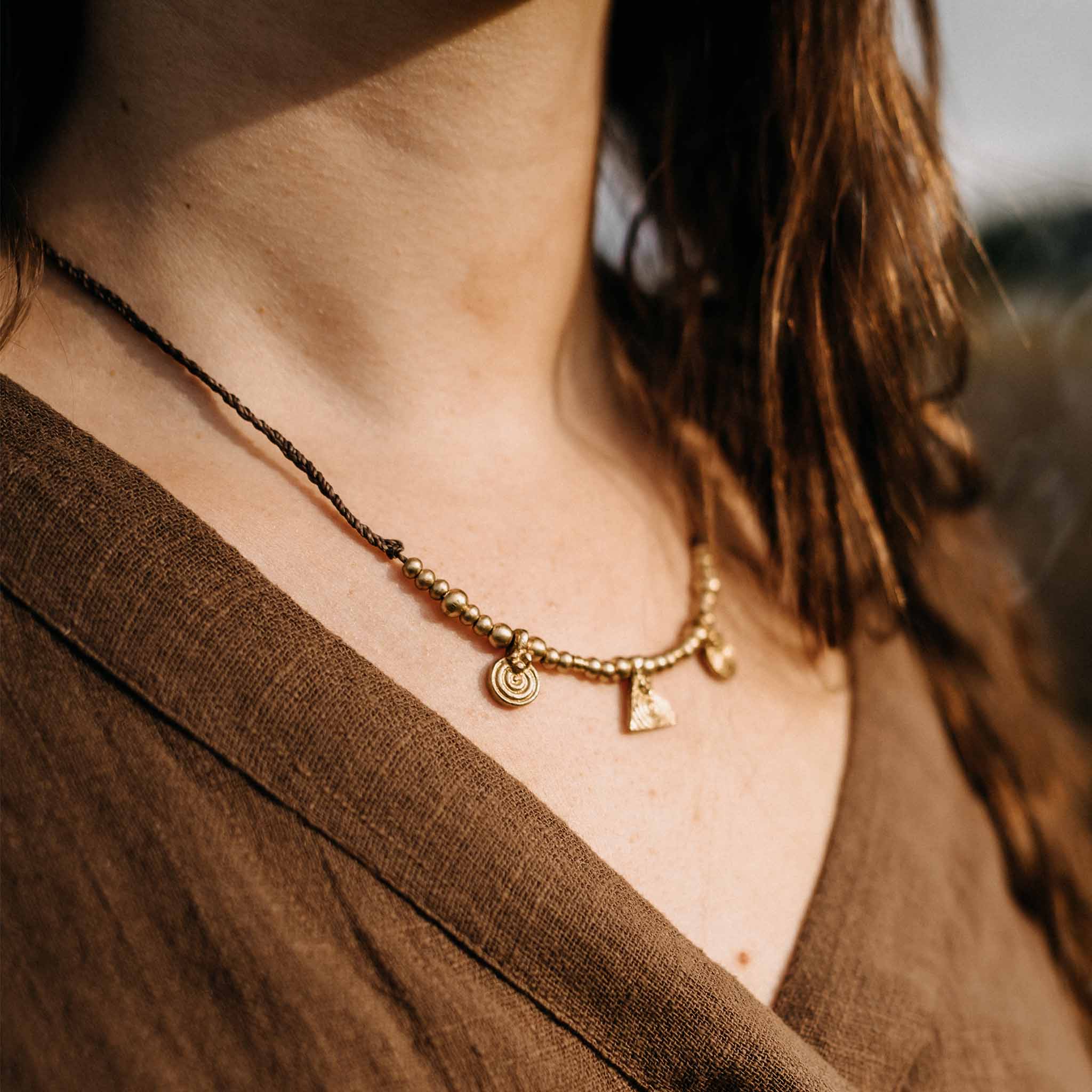 Halskette Oceanya Gold