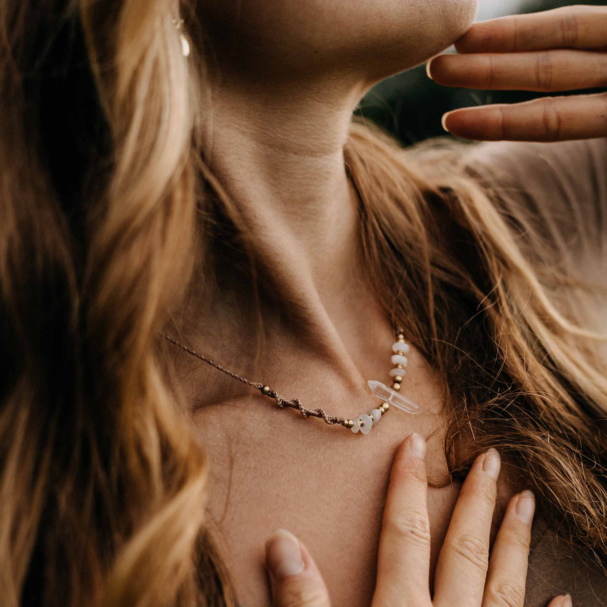 Elysira Gold Rose Necklace