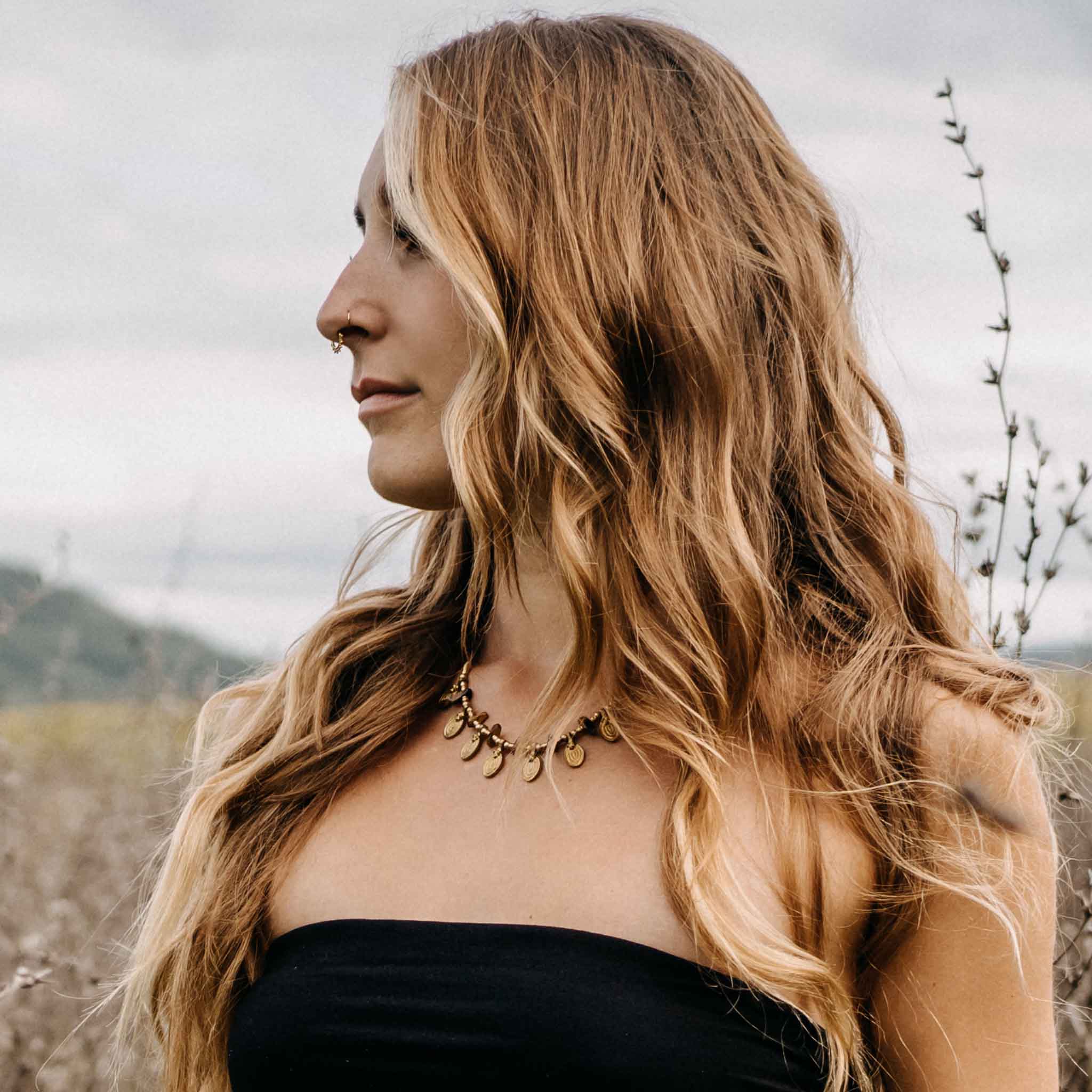 Amariel Gold Tiger Eye Necklace