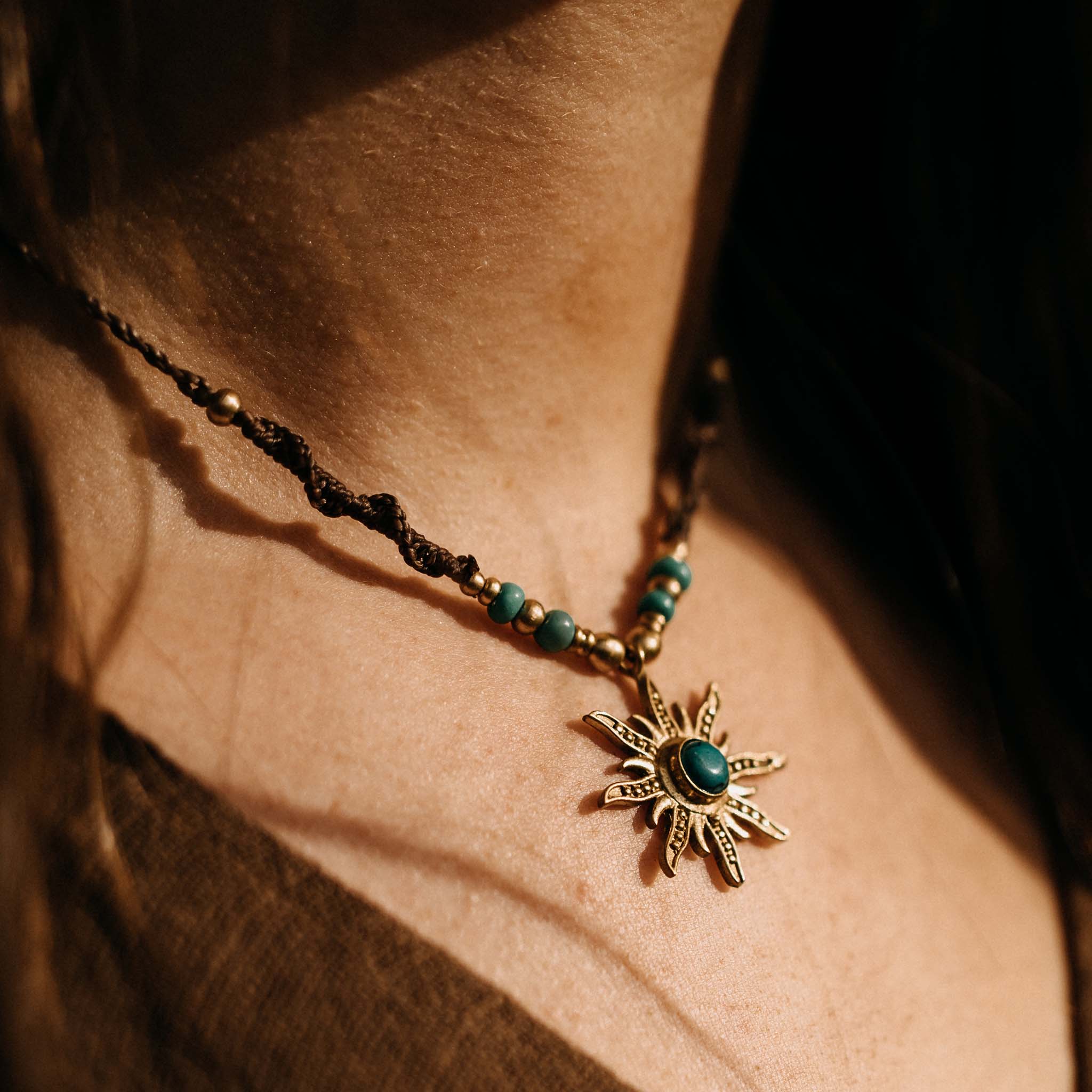 Halskette Solenya Türkis