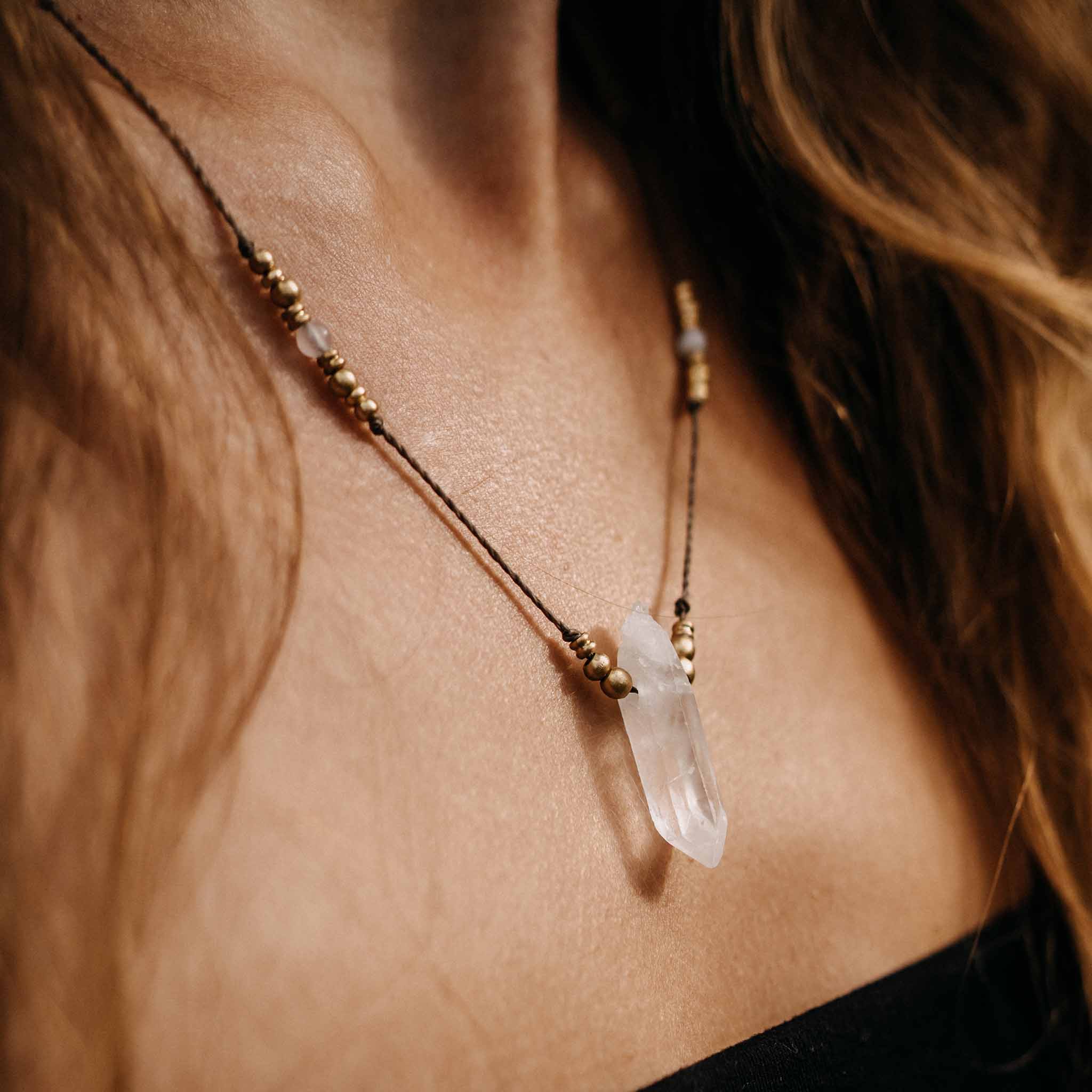 Halskette Lumen Bergkristall