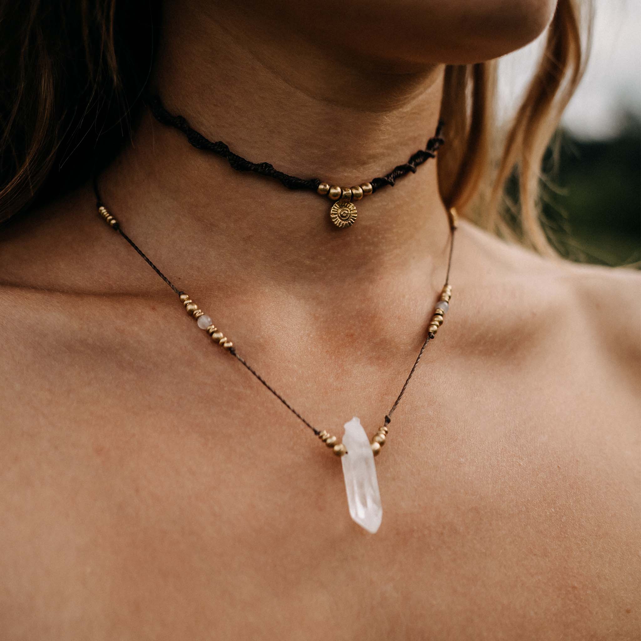 Halskette Lumen Bergkristall