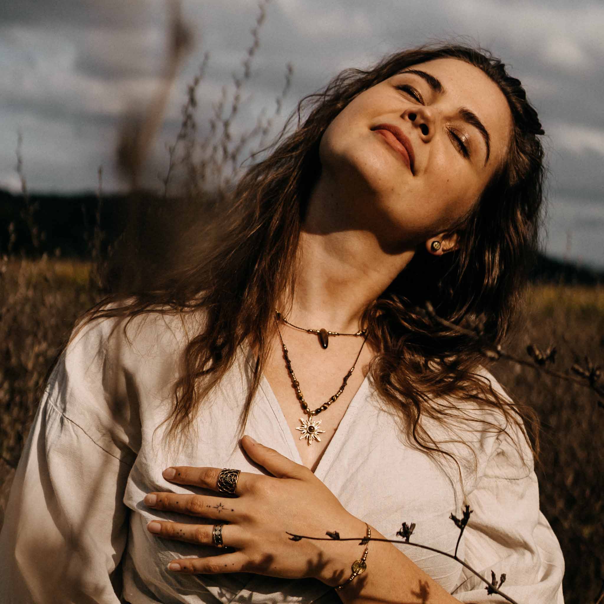 Halskette Solenya Tigerauge