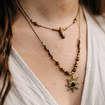 Halskette Solenya Tigerauge