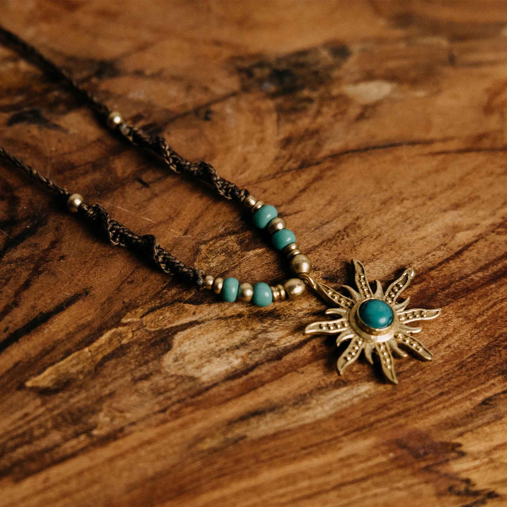 Halskette Solenya Türkis