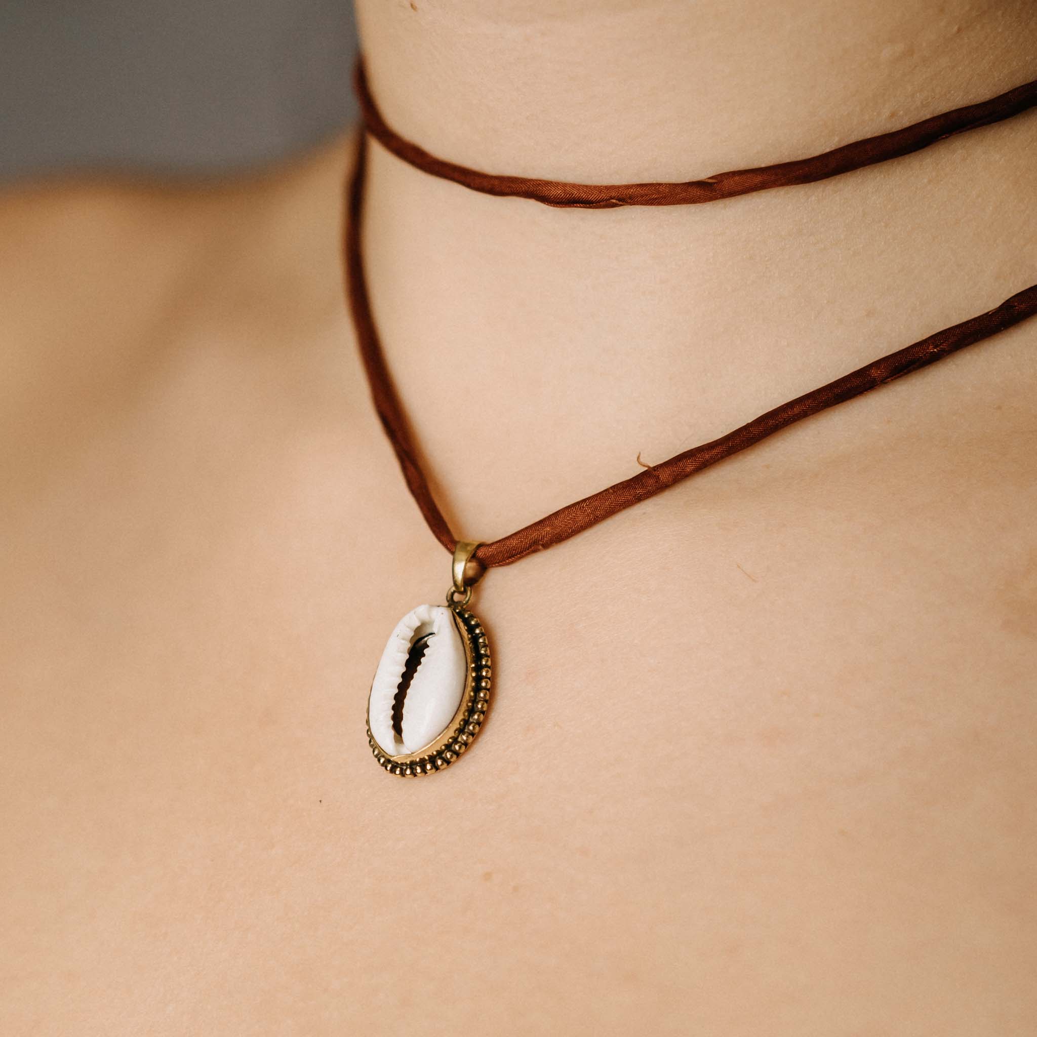 Cypraea Gold Pendant