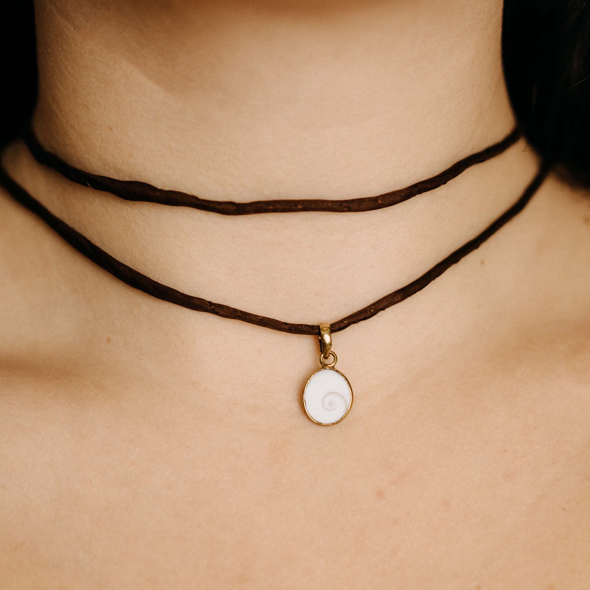 Operculi Small Gold/Silver Pendant