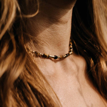 Halskette Noema Gold Tigerauge