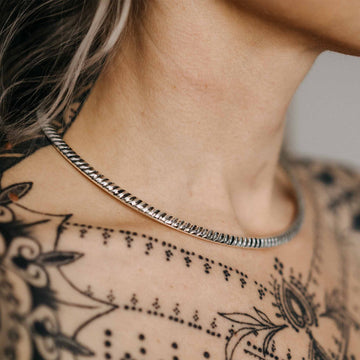 Tara Silver Choker