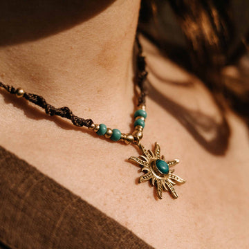 Halskette Solenya Türkis