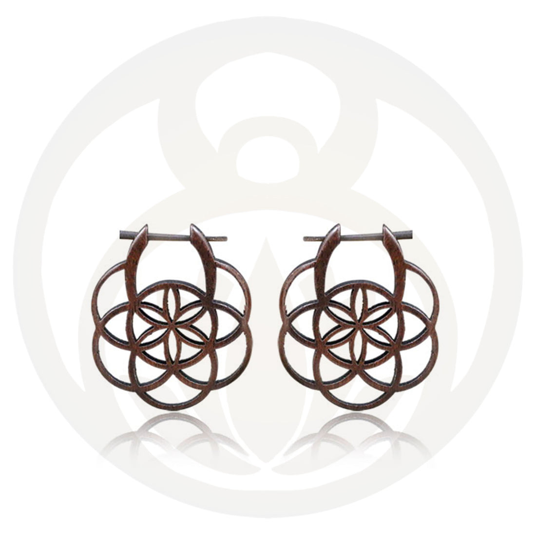Earrings Vela Wood