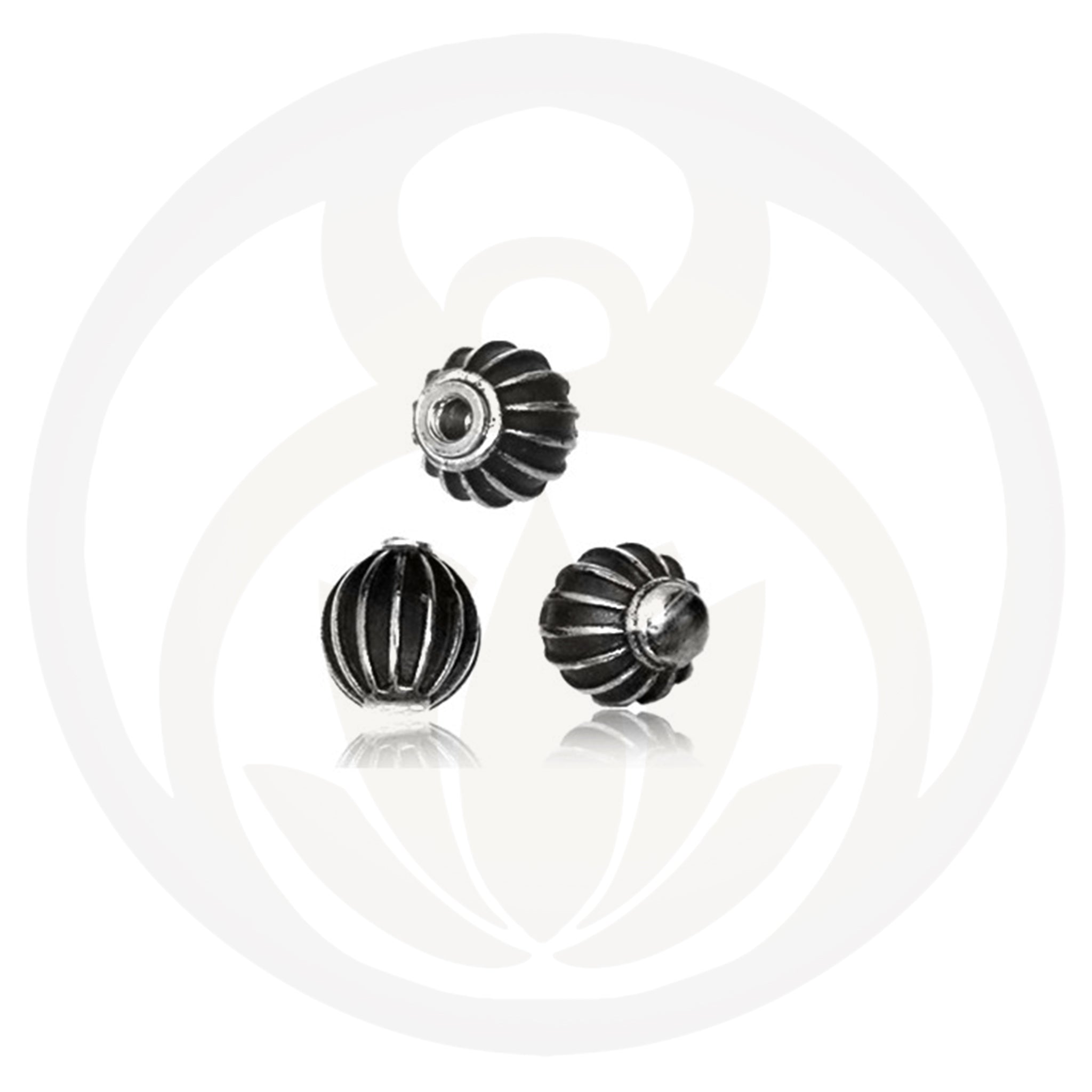 Closure ball silver pattern 1