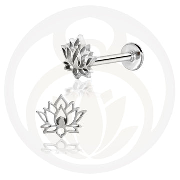 Labret Lotus Silver